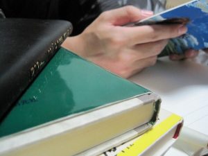 読書している様子
